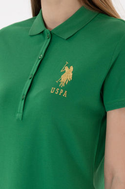 Kad_n Ye_il Polo Yaka Mini Boy _rme Elbise - U.s. polo assn фото 6