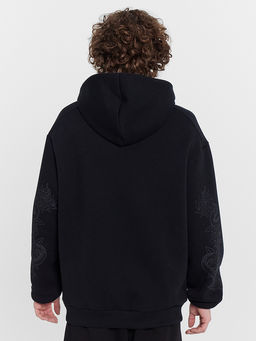 Худи мужское черное - Mark formelle фото 4