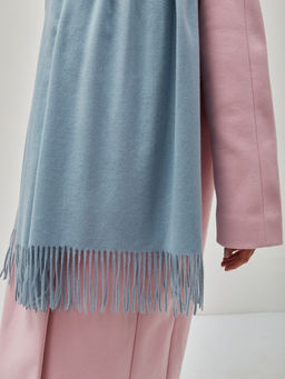 В составе шерсть ! теплый двусторонний палантин - Tantino фото 4