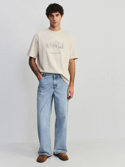 Футболка с принтом из 100% хлопка ZR2605043403-61 / Zarina