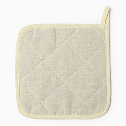 Набор кух. Доляна Зайчиха: варежка 20х28 см, прихватка 17х17 см, 35% хл, 65% пэ  фото 5