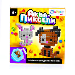 Аквапиксели Зверята, 200 деталей - Эврики фото 2