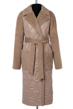 Пальто женское демисезонное (пояс) Утеплитель: Синтепон - El podio фото 7