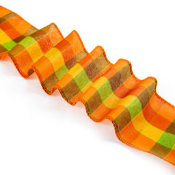 Blumentag декоративная LRW-48 63 мм (2-1/2) 10 м 0.5 м СК/Распродажа 014 оранжевый фото 4