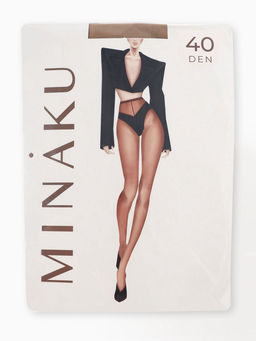 Колготки женские MINAKU 40 ден, телесные, размер 2/S