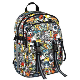 Рюкзак школьный Феникс+ арт.64834/ 6 МОНСТРИКИ (29.5x42x17.5 см, полиэстер, сублимационная печать, 2