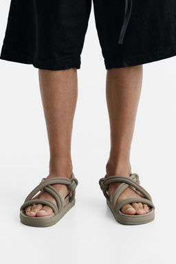 Sandals with Criss-Cross Straps - Zara фото 11