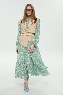 Костюм NIKVA н1043-1 мята и крем-брюле