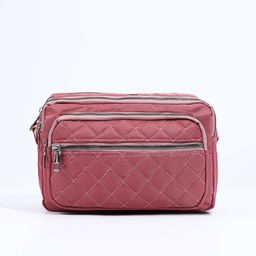 Сумка кросс-боди на молнии, наружный карман, цвет розовый - Simaland фото 2