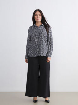 Loose Fit Geni? Pa?a Kad?n Pantolon