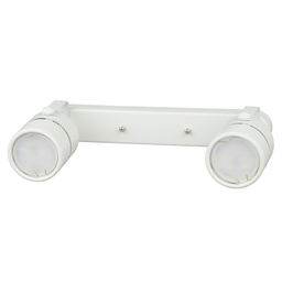 DLC-S612 GU10x2 WHITE Светильник декоративный накладной, серия Sotto. Без ламп, цоколь GU10x2шт. Металл. Белый. TM Fametto