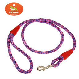 Поводок круглый Волна, 120 х 1 см, розово-синий