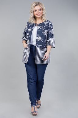 Жакет 1241 темно-синий - Novita фото 6