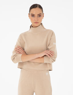 Bej Comfort Fit Modal Kuma_ Sweatshirt - Pierre cardin фото 3