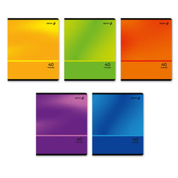 Светоч Т194 Тетрадь ученическая общая, A5 40 л. на скобе 65 г/кв.м , белизна 100 % 10 шт. клетка 01474 Краски времени