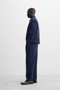 LYOCELL/COTTON ZIP-UP OVERSHIRT - Zara фото 2