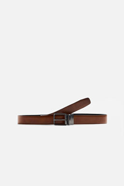 REVERSIBLE LEATHER BELT - Zara фото 3