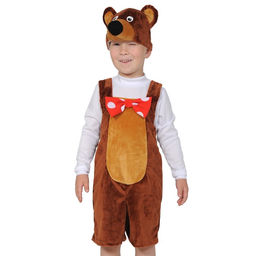 Набор карнавальный «Медведь цирковой», плюш, 3-6 лет, рост 98-116 см