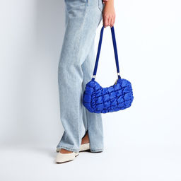 Сумка-багет на молнии, цвет синий - Simaland фото 7