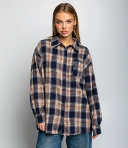 Рубашка #КТ225 (5), тёмно-синий