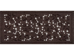 17С356-ШР/у. 55*115 Полотенце "Цветение" цв. 5 рис. 156 коричневый