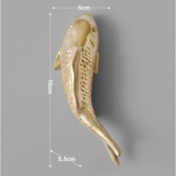 Декор настенный, панно TAKE IT EASY «Рыбка», 16×5 см, золото, левый