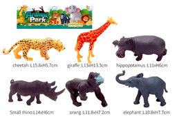 Набор диких животных 6шт., в пакете (A0017, 2348116)