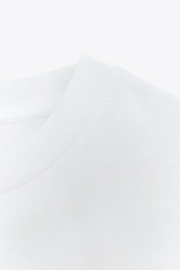MERCERISED COTTON T-SHIRT - Zara фото 7