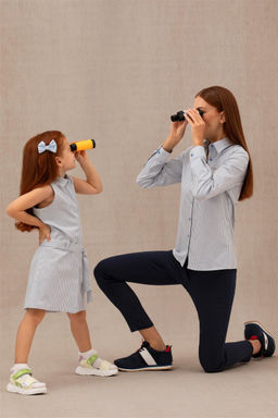 U. S. Polo Assn Синее тканое платье без рукавов для девочки - U.s. polo assn фото 5