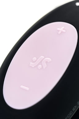 Многофункциональный стимулятор для пар Satisfyer Partner Double Joy, силикон, чёрный, 18 см. фото 16