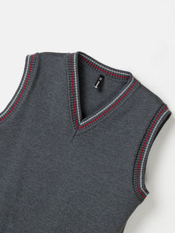 Жилет вязаный Серый 7+ - Bungly фото 4