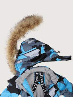 Комбинезон 8з0925 голубой/черный