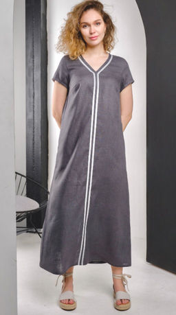 Платье в стиле casual 100% лен - Новый лен фото 11