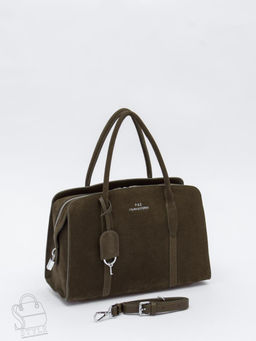 Сумка женская кожаная 2410YF d.khaki Polina&Eiterou в Новосибирске