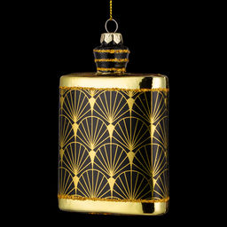 АКЦИЯ Цена за 12 шт. Украшение ErichKrause Decor Фляжка в подарок 11см, стекло