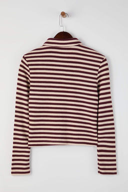 Ekru Selanik Patl? fitted/Vucuda Oturan Orme Bluz TWOAW26BZ00342 - Trendyolmilla фото 2