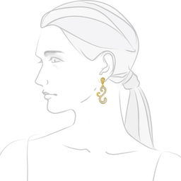 Серьги из бижутерийного сплава и эмали - Модные истории фото 2