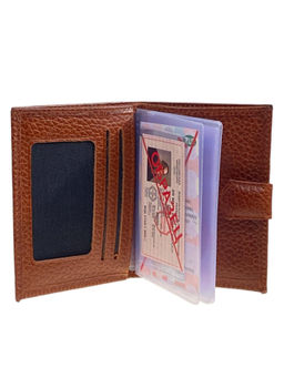 Кошелек-органайзер из натуральной кожи, цвет коричневый - Greta фото 2