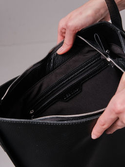 Сумка кожаная Deboro 30422 черный