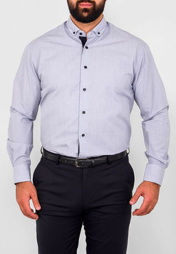 Сорочка мужская длинный рукав BERTHIER BGT015409/Fit-Rb(0-1)