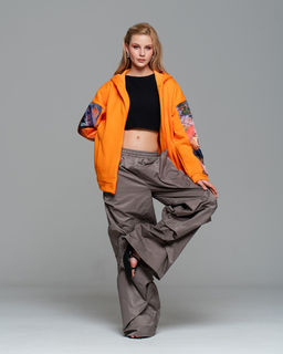 Толстовка с органзой и стразами,футер на флисе - Sahar art lab фото 5