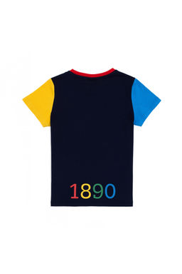 Футболка U.S. Polo Assn для мальчиков хлопок темно-синяя  фото 5