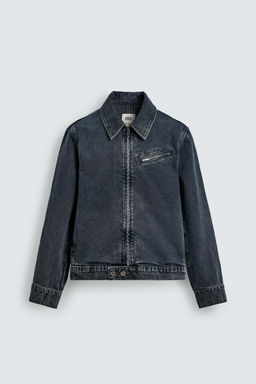 LIMITED EDITION ZIP-UP DENIM JACKET - Zara фото 15