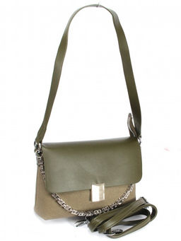 Сумка женская искусственная кожа XHD-6039, 1отд, 2плеч/рем, хаки SALE 263262 - Adelia фото 6