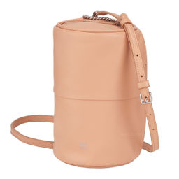 Итальянская кожаная сумка DuDu Bags серии Abigail | пудровый - Dudubags фото 6