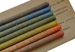 Свеча воск Травы Чакральный набор с травами - Miro фото 2