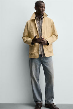 CAZADORA REGULAR FIT BOLSILLOS / Amarillo claro - Zara фото 5