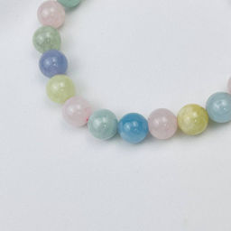 Браслет из Берилла и Кварца тон. - Радуга самоцветов фото 3