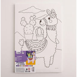 Картина по номерам Лама 20 30 см - Школа талантов фото 3