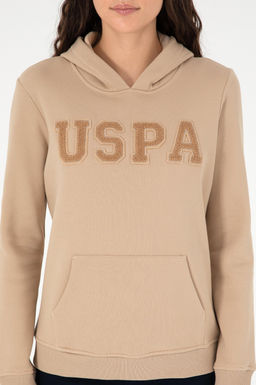 Женский базовый свитшот песочного цвета Неожиданная скидка в корзине - U.s. polo assn фото 6